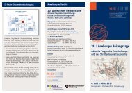 20. Lüneburger Beitragstage - NSI