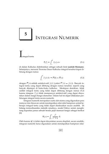 Komputasi Numerik dengan MATLAB - Staff UNY