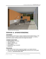 Class Exercise #10: Interior Rendering - College of DuPage