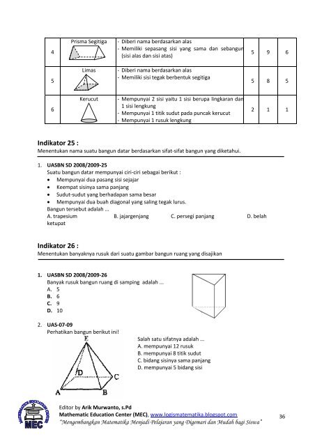 Gambar Dan Nama Bangun Datar Dan Bangun Ruang Tempat Berbagi Gambar