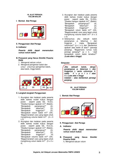 Penggunaan Alat Peraga Matematika SD – Bab 2 Bagian 2