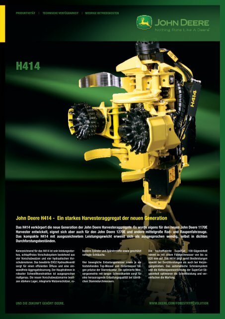 John Deere H414 - NUHN GmbH & Co. KG