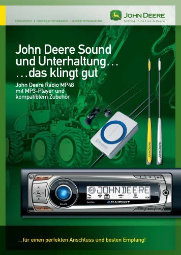 John Deere Sound und Unterhaltung? - Forstmaschinen-Markt