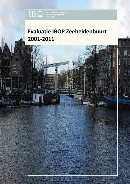 Evaluatie IBOP Zeeheldenbuurt 2011 - Stadsdeel West - Gemeente ...