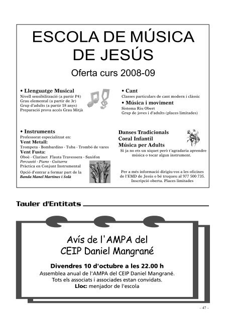 Setembre 2008 - Jesús - Diputació de Tarragona