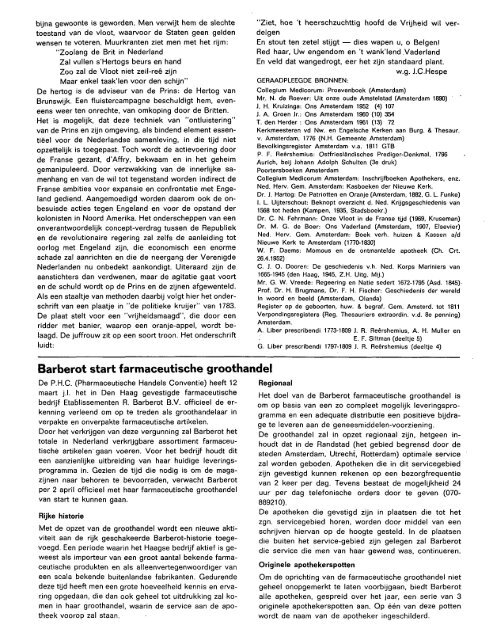 1979-059 GESCHIEDENIS/HISTOIRE PHARMACIE - Kring voor de ...