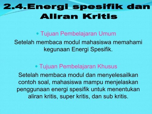 energi spesifik - IPB