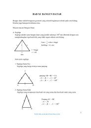 BAB XI BANGUN DATAR - member belajar.matematika.com