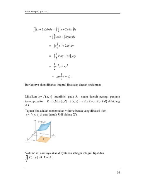 BAB 4. INTEGRAL LIPAT DUA - Blog