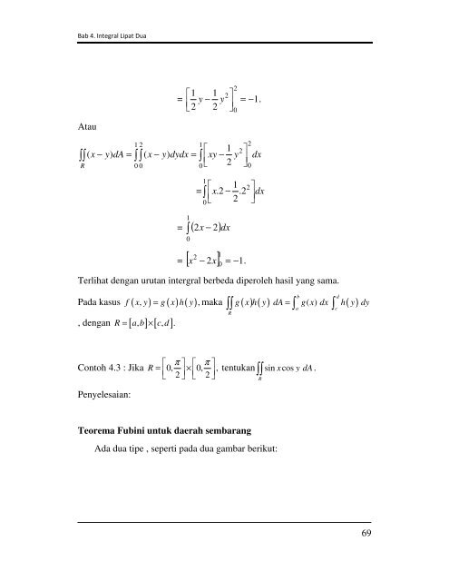 BAB 4. INTEGRAL LIPAT DUA - Blog