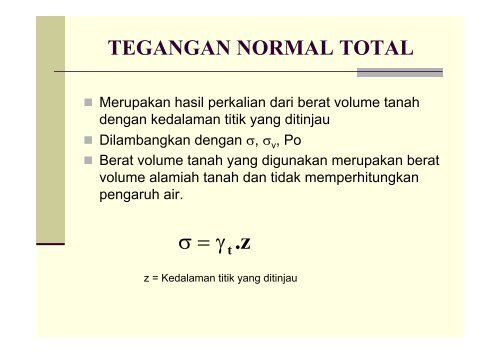 Mekanika Tanah 1 Pertemuan 12 - Adhi Muhtadi WebBlog