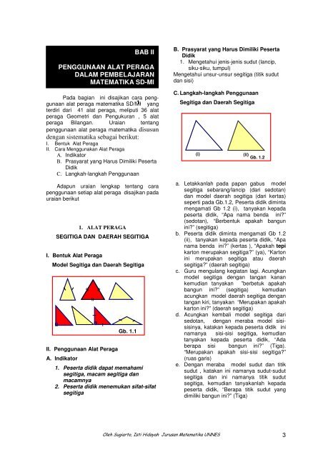 Penggunaan Alat Peraga Matematika SD