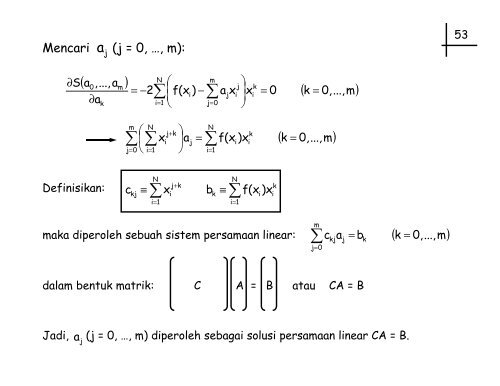 Metode Numerik 2 - Universitas Indonesia