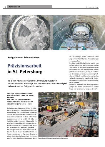 Präzisionsarbeit in St. Petersburg - Nodig-Bau.de