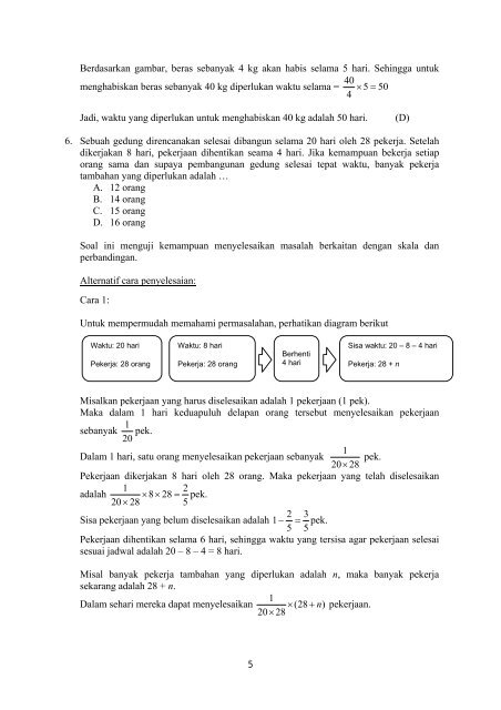 PEMBAHASAN SOAL UN SMP Kode B