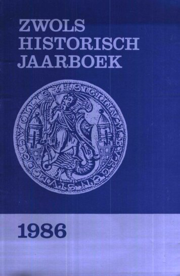 1986 JAARBOEK - Historisch Centrum Overijssel