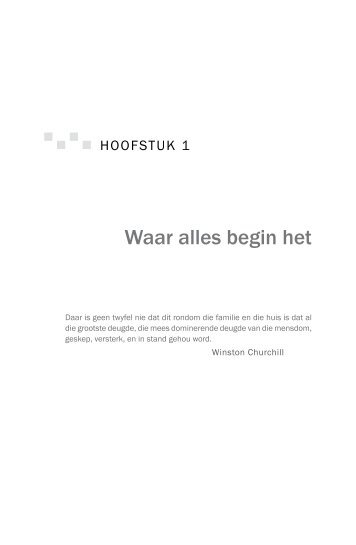 Waar alles begin het - CUM Books