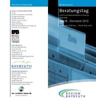 Flyer - Region Bayreuth