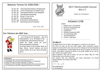 Infoblatt 2/2008 - Ortsgemeinde Oberhonnefeld-Gierend