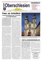 UNSER OBERSCHLESIEN Nr. 21/2003 - Schlesien heute