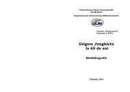 Publicaţiile Facultăţii de Psihologie şi Asistenţă Socială - DIB ULIM
