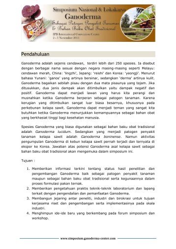 Leaflet Simposium Ganoderma - LPPM Undip