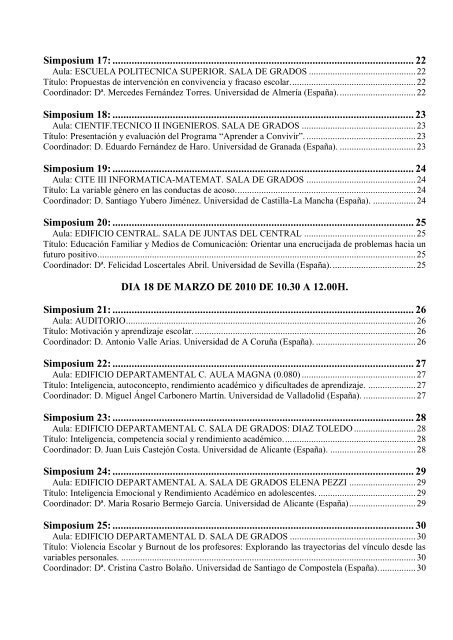 PROGRAMA DE SIMPOSIUM II Congreso ... - Acoso moral