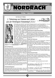 Amtsblatt 07-01-2011 - Gemeinde Nordrach