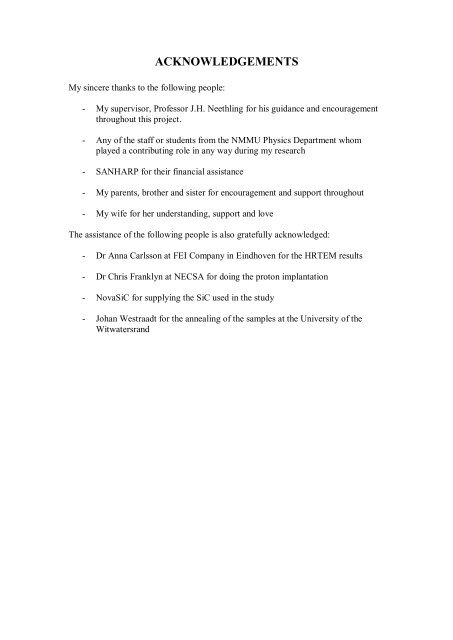 Analysis of the extended defects in 3C-SiC.pdf - Nelson Mandela ...