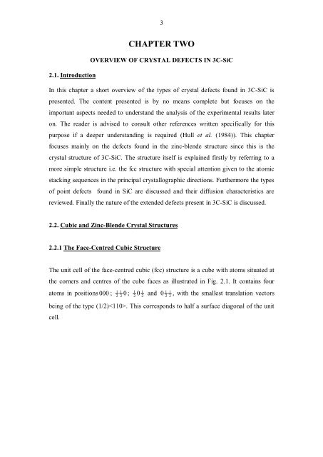 Analysis of the extended defects in 3C-SiC.pdf - Nelson Mandela ...