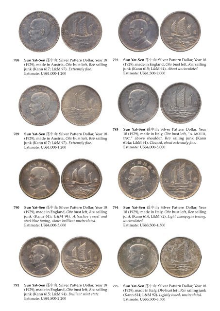 Silver dollar Coin,100% silver A.MOTTI.INC 1929 China Silver Dollar,Sun Yat-sen