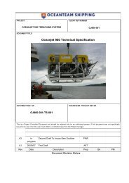 OJ900 Technical Specification - Oceanteam