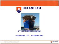 offshore service company oceanteam asa december 2007