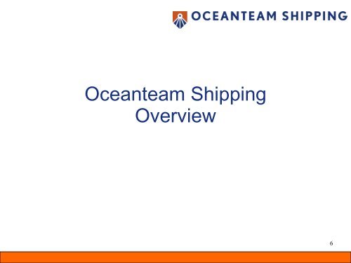 OCEANTEAM SHIPPING ASA