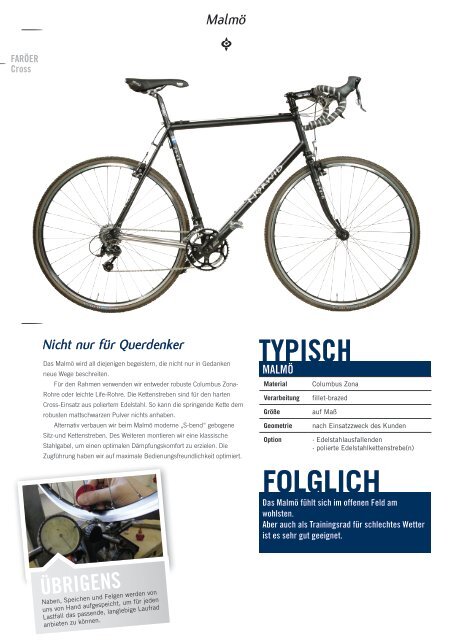 RÄDER FÜR VELOSOPHEN - Norwid Fahrradbau GmbH