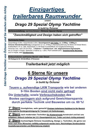 Datenblatt - oechsner boote