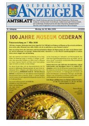Amtsblatt Oederan - März 2009 - Stadt Oederan
