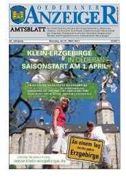 Amtsblatt Oederan - März 2011 - Stadt Oederan