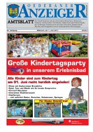 Große Kindertagsparty - Stadt Oederan