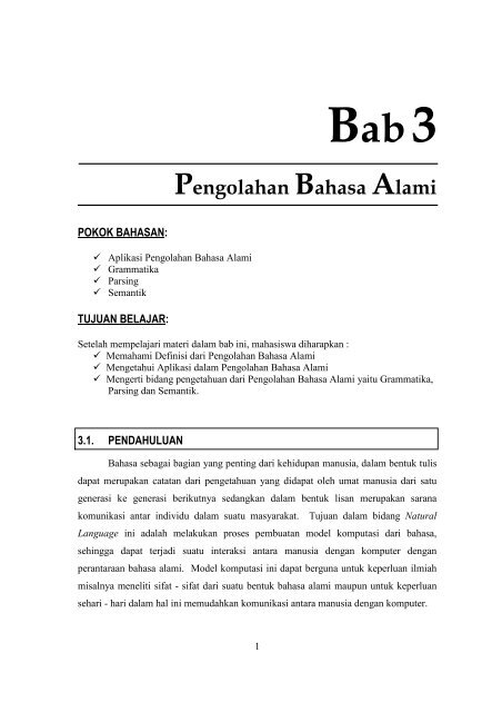 Bab 5 Natural Language Processing.pdf - Member of EEPIS-ITS