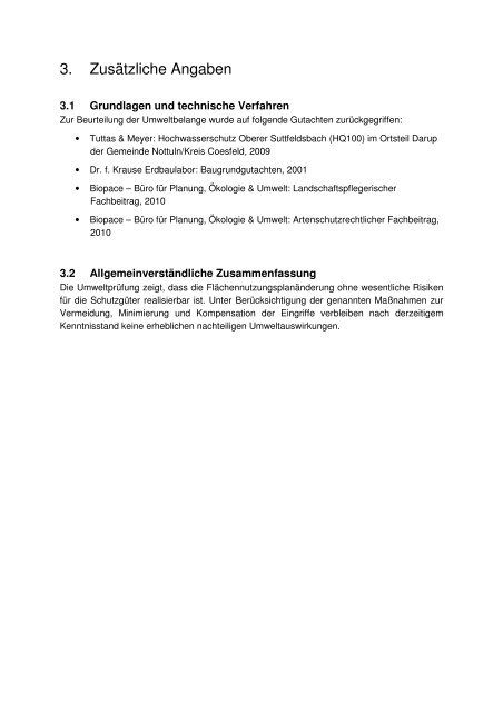 52. Änderung des Flächennutzungsplans der Gemeinde Nottuln ...