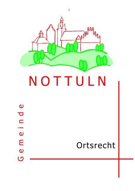 Verwaltungsgebührensatzung der Gemeinde Nottuln vom 18