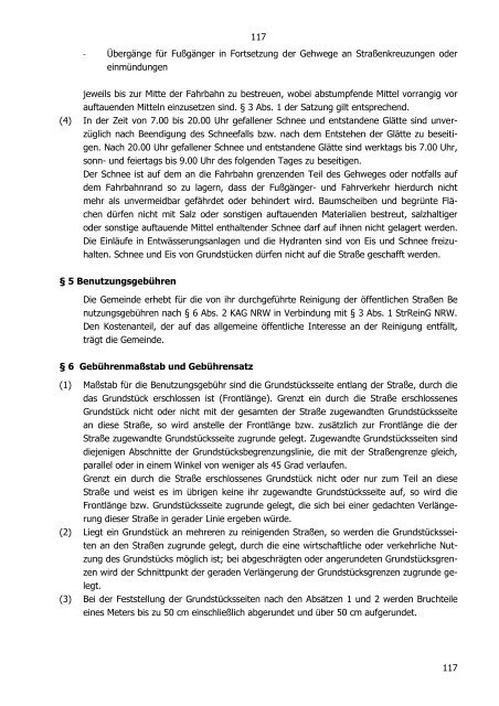 Verwaltungsgebührensatzung der Gemeinde Nottuln vom 18