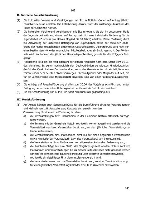 Verwaltungsgebührensatzung der Gemeinde Nottuln vom 18