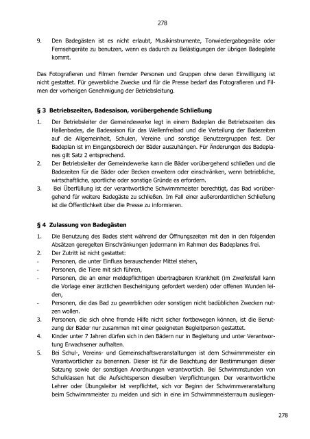 Verwaltungsgebührensatzung der Gemeinde Nottuln vom 18