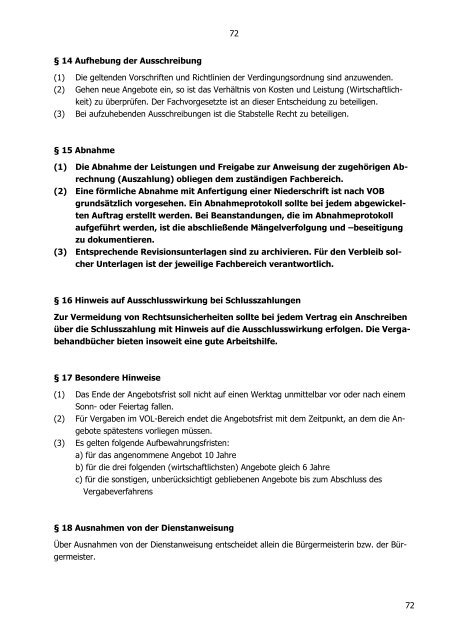 Verwaltungsgebührensatzung der Gemeinde Nottuln vom 18