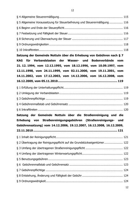 ortsrecht online - Gemeinde Nottuln