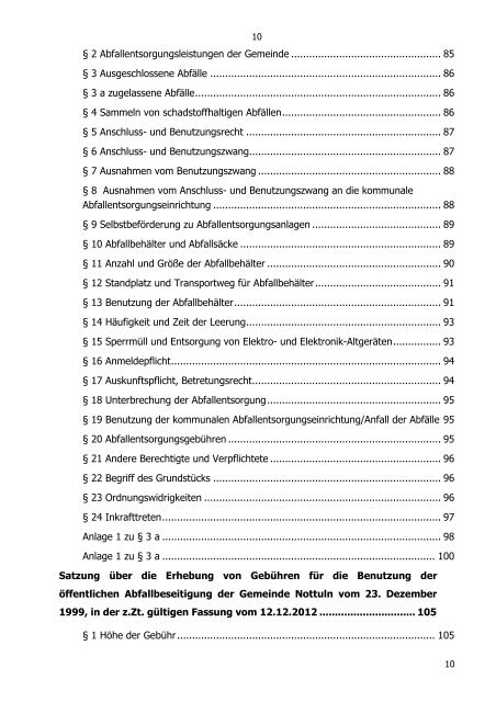 Ortsrecht Online - Gemeinde Nottuln