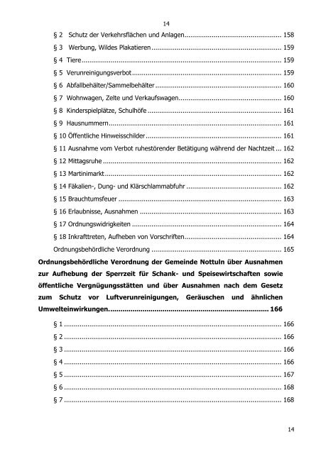 Ortsrecht Online - Gemeinde Nottuln