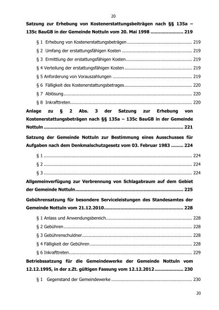 Ortsrecht Online - Gemeinde Nottuln